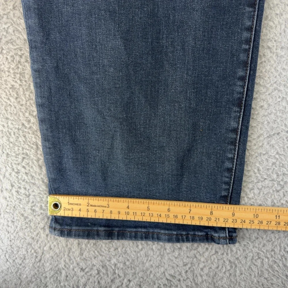 Lee Extreme Motion MVP Jeans Mens 48x32 Blue Denim Relaxed Fit Straight Leg